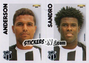 Sticker Anderson / Sandro  - Campeonato Brasileiro 2014 n. 324 - Panini
