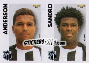 Cromo Anderson / Sandro  - Campeonato Brasileiro 2014 - Panini