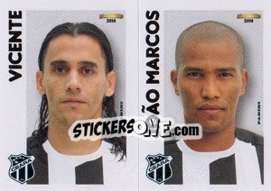 Sticker Vicente / J.Marcos  - Campeonato Brasileiro 2014 n. 325 - Panini