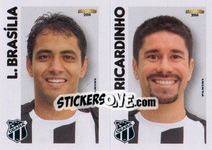 Sticker L.Brasília / Ricardinho  - Campeonato Brasileiro 2014 - Panini