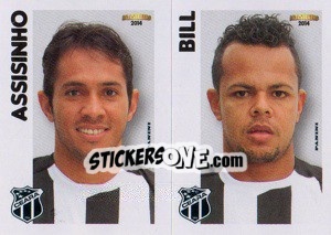 Cromo Assisinho / Bill  - Campeonato Brasileiro 2014 n. 327 - Panini