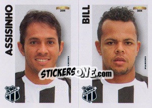 Cromo Assisinho / Bill  - Campeonato Brasileiro 2014 - Panini