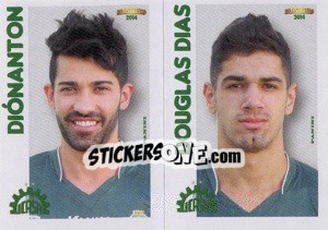 Sticker Diónanton / D.Dias  - Campeonato Brasileiro 2014 - Panini