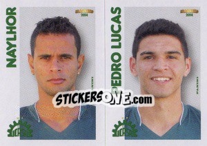 Cromo Naylhor / P.Lucas  - Campeonato Brasileiro 2014 - Panini