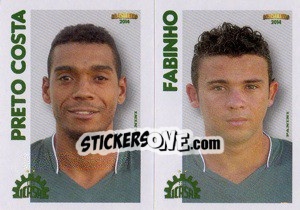 Sticker P.Costa / Fabinho  - Campeonato Brasileiro 2014 - Panini