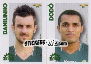 Sticker Danilinho / Dodó  - Campeonato Brasileiro 2014 n. 332 - Panini