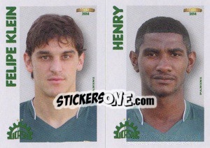 Sticker F.Klein / Henry  - Campeonato Brasileiro 2014 - Panini