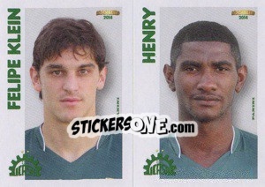 Cromo F.Klein / Henry  - Campeonato Brasileiro 2014 - Panini