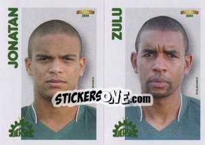 Sticker Jonatan / Zulu  - Campeonato Brasileiro 2014 - Panini