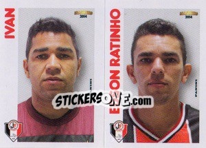 Sticker Ivan / E.Ratinho  - Campeonato Brasileiro 2014 n. 335 - Panini