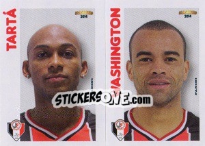 Sticker Tartá / Washington  - Campeonato Brasileiro 2014 n. 339 - Panini