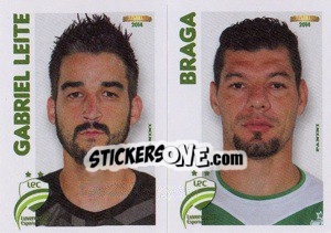 Sticker G.Leite / Braga  - Campeonato Brasileiro 2014 - Panini