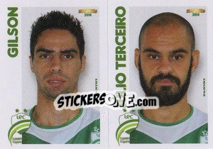 Cromo Gilson / J.Terceiro  - Campeonato Brasileiro 2014 - Panini