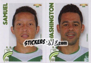 Sticker Samuel / Washington  - Campeonato Brasileiro 2014 n. 345 - Panini