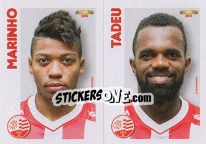 Sticker Marinho / Tadeu  - Campeonato Brasileiro 2014 n. 352 - Panini