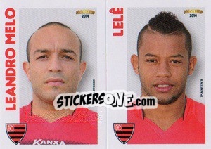 Sticker L.Melo / Lelê - Campeonato Brasileiro 2014 n. 357 - Panini