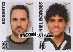 Sticker Roberto / D.Borges  - Campeonato Brasileiro 2014 n. 365 - Panini