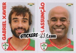 Sticker G.Xavier / M.Assunção  - Campeonato Brasileiro 2014 - Panini