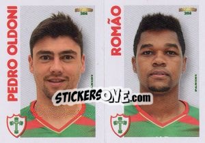 Sticker P.Oldoni / Romão  - Campeonato Brasileiro 2014 n. 376 - Panini