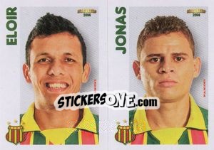 Sticker Eloir / Jonas  - Campeonato Brasileiro 2014 n. 380 - Panini