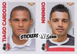Sticker T.Cardoso / Nininho  - Campeonato Brasileiro 2014 n. 383 - Panini