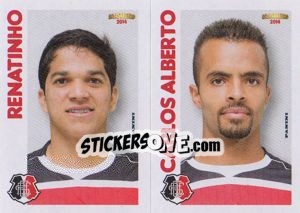 Cromo Renatinho / C.Alberto  - Campeonato Brasileiro 2014 n. 385 - Panini
