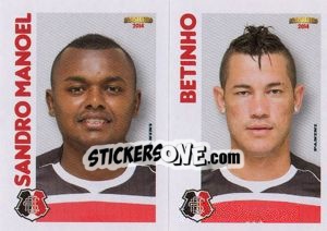 Sticker S.Manoel / Betinho  - Campeonato Brasileiro 2014 n. 387 - Panini