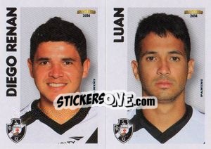 Sticker D.Renan / Luan  - Campeonato Brasileiro 2014 n. 390 - Panini