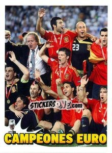 Sticker Campiones Eurocopa 2008