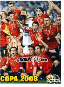 Sticker Campiones Eurocopa 2008