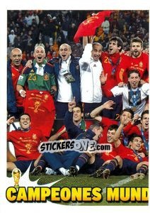 Cromo Campiones Mundial 2010 - We Are The Champions! - Panini