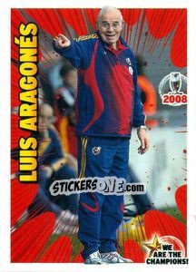 Sticker Luis Aragonés - We Are The Champions! n. 10 - Panini