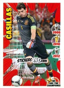 Sticker Iker Casillas - We Are The Champions! - Panini