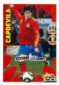 Sticker Joan Capdevila - We Are The Champions! n. 19 - Panini