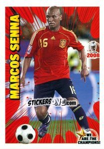 Figurina Marcos Senna - We Are The Champions! n. 23 - Panini
