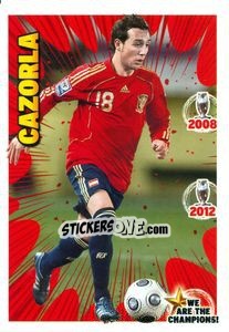 Sticker Santi Cazorla - We Are The Champions! n. 29 - Panini
