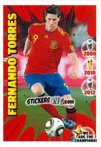 Sticker Fernando Torres - We Are The Champions! - Panini