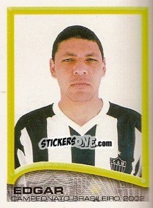 Figurina Edgar - Campeonato Brasileiro 2002 - Panini