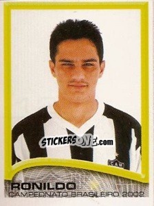 Sticker Ronildo - Campeonato Brasileiro 2002 n. 12 - Panini
