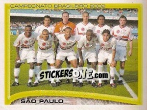 Sticker Equipe de foto - Campeonato Brasileiro 2002 n. 16 - Panini