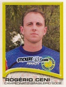 Cromo Rogério Ceni - Campeonato Brasileiro 2002 - Panini