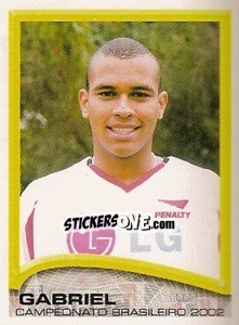 Sticker Gabriel - Campeonato Brasileiro 2002 n. 19 - Panini