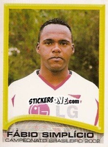 Sticker Fábio Simplício - Campeonato Brasileiro 2002 n. 23 - Panini