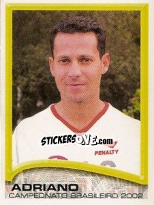 Sticker Adriano - Campeonato Brasileiro 2002 n. 25 - Panini