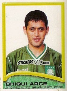 Figurina Chiqui Arce - Campeonato Brasileiro 2002 - Panini