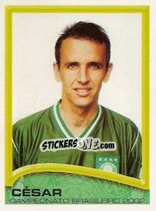 Sticker César - Campeonato Brasileiro 2002 n. 35 - Panini
