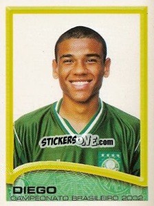 Sticker Diego - Campeonato Brasileiro 2002 n. 36 - Panini