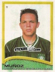 Cromo Muñoz - Campeonato Brasileiro 2002 - Panini