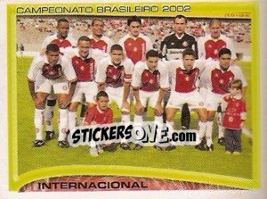 Figurina Equipe de foto - Campeonato Brasileiro 2002 - Panini