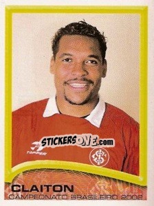 Sticker Claiton - Campeonato Brasileiro 2002 n. 50 - Panini